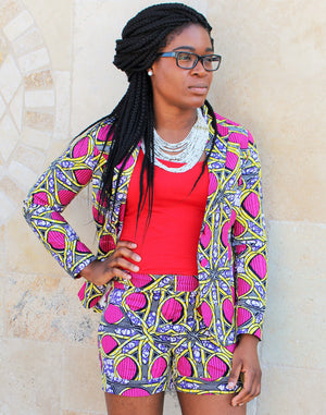 Modupe African Print Blazer Jacket Set