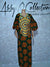Fully Stoned Ankara Kaftan/Boubou Gown( Orange)