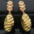 Two Tone Gold Plated Statement Earrings