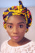 3-in-1 Ankara Head Tie bonnet ( blue/yellow/red)