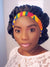 3-in-1 Ankara Head Tie bonnet ( Kente)