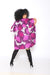 Lade Two Layer Flounce Sleeves Kimono ( Purple)
