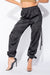 Black Tie Pocket Detail Utility Trousers