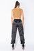 Black Tie Pocket Detail Utility Trousers
