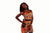 Abby.O Classy African print apron set(Red)