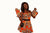 Abby.O Classy African print apron set(Red)